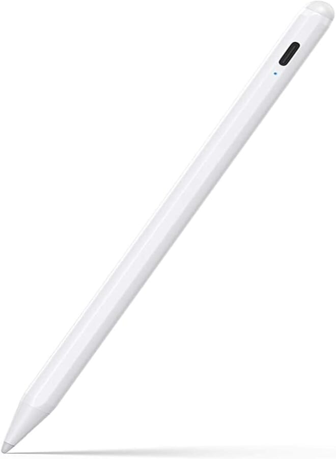 Stylus Pencil for Apple iPad 9th pen: iPad Stylus Pencil with Palm Rejection Compatible with 2018-2021 Apple iPad 9th/8th/7th/6 Gen/iPad Pro 11 & 12.9 Inches/iPad Air 5th/4th/3rd Gen/iPad Mini 6th Gen